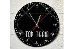 Настенные часы с логотипом Top Team
